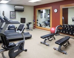 Fitness center at Hilton Garden Inn Nashville Vanderbilt.