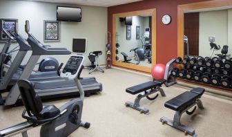 Fitness center at Hilton Garden Inn Nashville Vanderbilt.