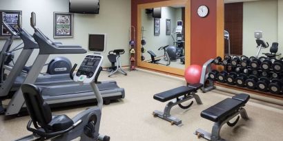 Fitness center at Hilton Garden Inn Nashville Vanderbilt.