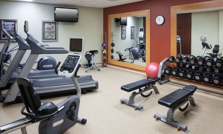 Fitness center at Hilton Garden Inn Nashville Vanderbilt.