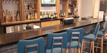 Hotel bar at Hilton Garden Inn Nashville Vanderbilt.