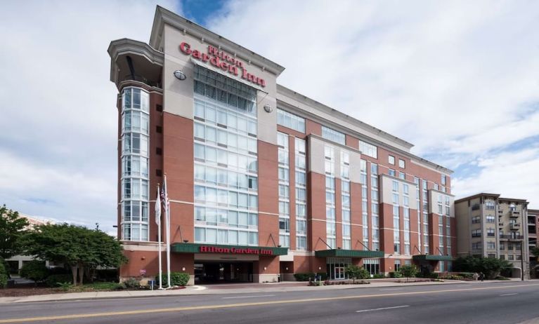 Hotel exterior at Hilton Garden Inn Nashville Vanderbilt.