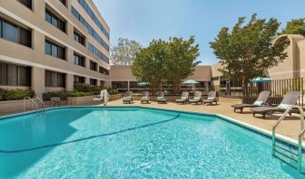 Refreshing outdoor pool at Radisson Hotel Sunnyvale Silicon Valley.