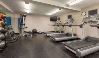 Fitness center at Radisson Hotel Sunnyvale Silicon Valley.