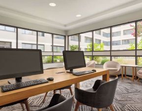 Business center available at Radisson Hotel Sunnyvale Silicon Valley.