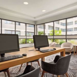 Business center available at Radisson Hotel Sunnyvale Silicon Valley.