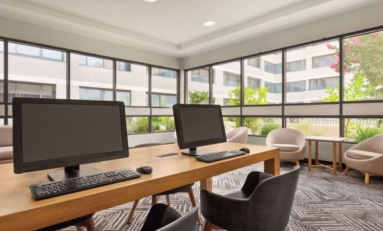 Business center available at Radisson Hotel Sunnyvale Silicon Valley.