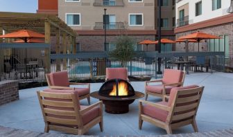 Firepit available at Courtyard By Marriott Fort Worth Historic Stockyards.