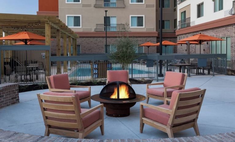 Firepit available at Courtyard By Marriott Fort Worth Historic Stockyards.