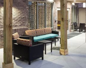 Terrace perfect for coworking at Courtyard By Marriott Fort Worth Historic Stockyards.