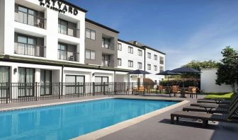 Refreshing outdoor pool at Courtyard By Marriott Hattiesburg.