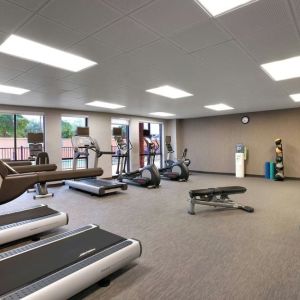 Fitness center available at Courtyard By Marriott Houston NASA/Clear Lake.