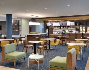 Dining area perfect for coworking at Courtyard By Marriott Houston NASA/Clear Lake.