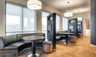 Media pods perfect for coworking at Courtyard By Marriott Houston NASA/Clear Lake.