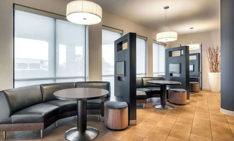 Media pods perfect for coworking at Courtyard By Marriott Houston NASA/Clear Lake.