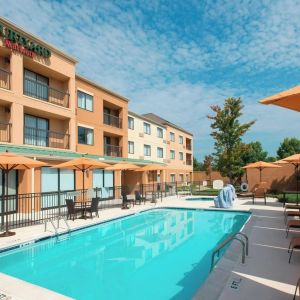 Refreshing outdoor pool at Courtyard By Marriott Montgomery Prattville.