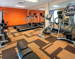 Fitness center at Courtyard By Marriott Montgomery Prattville.