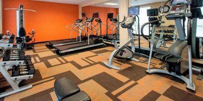 Fitness center at Courtyard By Marriott Montgomery Prattville.