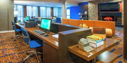 Business center available at Courtyard By Marriott Montgomery Prattville.