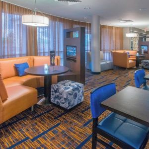 Media pods perfect for coworking at Courtyard By Marriott Montgomery Prattville.