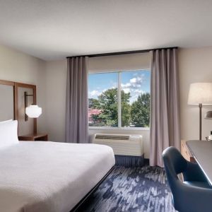 Day use room with work desk at Fairfield Inn & Suites By Marriott Albany.