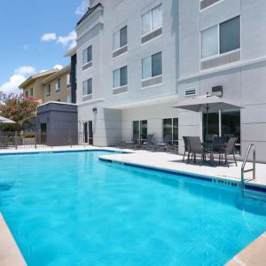 Refreshing outdoor pool at Fairfield Inn & Suites By Marriott Albany.