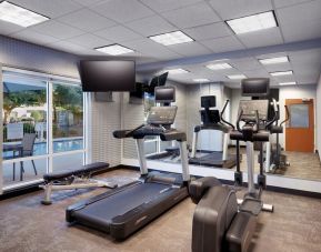 Fitness center at Fairfield Inn & Suites By Marriott Albany.