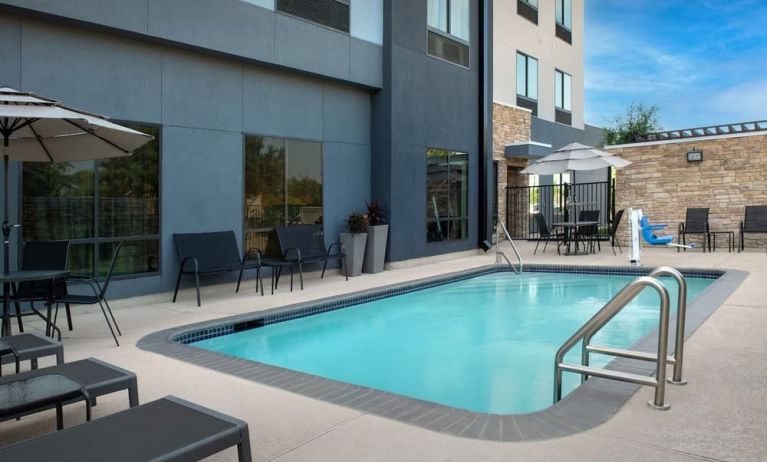 Refreshing outdoor pool at Fairfield Inn & Suites By Marriott Houston Pasadena.