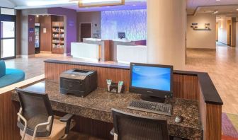 Business center available at Fairfield Inn & Suites By Marriott Houston Pasadena.