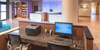 Business center available at Fairfield Inn & Suites By Marriott Houston Pasadena.