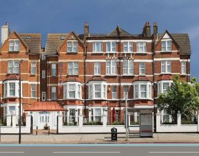 Exterior view of Euro Lodge Clapham Hotel.