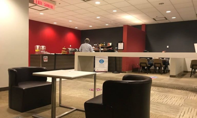 Ample seats available perfect for coworking at Plaza Premium Lounge - Terminal 1 (YYZ).