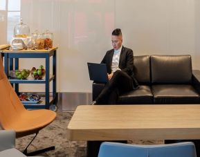 Ample seats available perfect for coworking at Plaza Premium Lounge - Terminal 1 (YYZ).