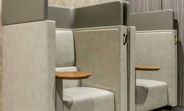 Ample seats with natural light perfect for coworking at Plaza Premium Lounge - Terminal 1 (YYZ).