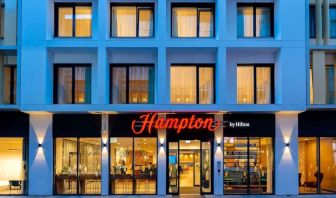 Hotel exterior at Hampton By Hilton Budapest City Centre.