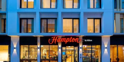 Hotel exterior at Hampton By Hilton Budapest City Centre.