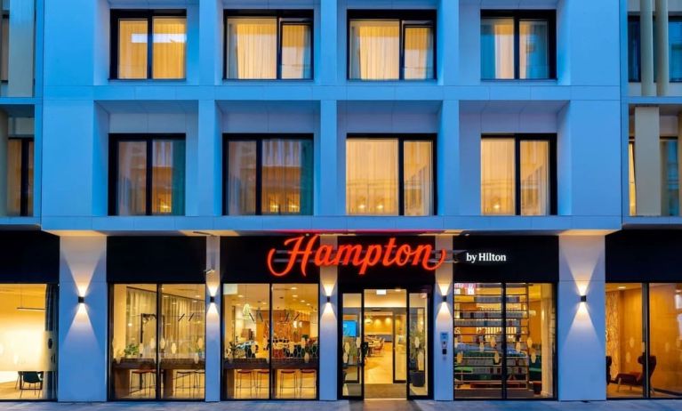 Hotel exterior at Hampton By Hilton Budapest City Centre.