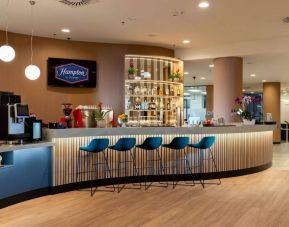 Hotel bar at Hampton By Hilton Budapest City Centre.