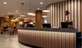 Hotel reception at Hampton By Hilton Budapest City Centre.