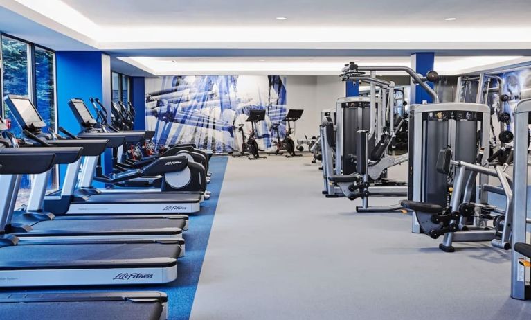 Fitness center at Hyatt Regency Boston/Cambridge.