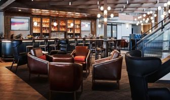 Hotel bar at Hyatt Regency Boston/Cambridge.