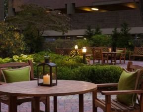 Courtyard perfect for coworking at Hyatt Regency Boston/Cambridge.