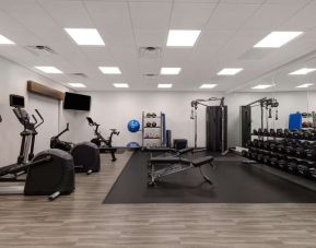 Fitness center at Hampton Inn Chicago Orland Park.