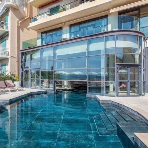 Outdoor pool at Canopy By Hilton Cannes.