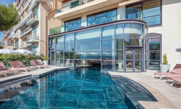 Outdoor pool at Canopy By Hilton Cannes.