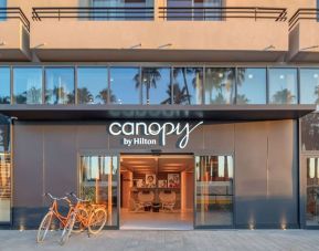 Hotel entrance at Canopy By Hilton Cannes.