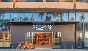 Hotel entrance at Canopy By Hilton Cannes.