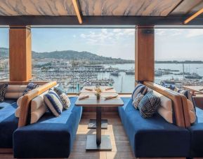 Lounge area at Canopy By Hilton Cannes.