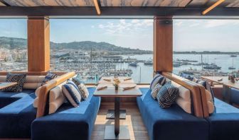 Lounge area at Canopy By Hilton Cannes.