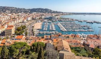 Stunning sea views at Canopy By Hilton Cannes.